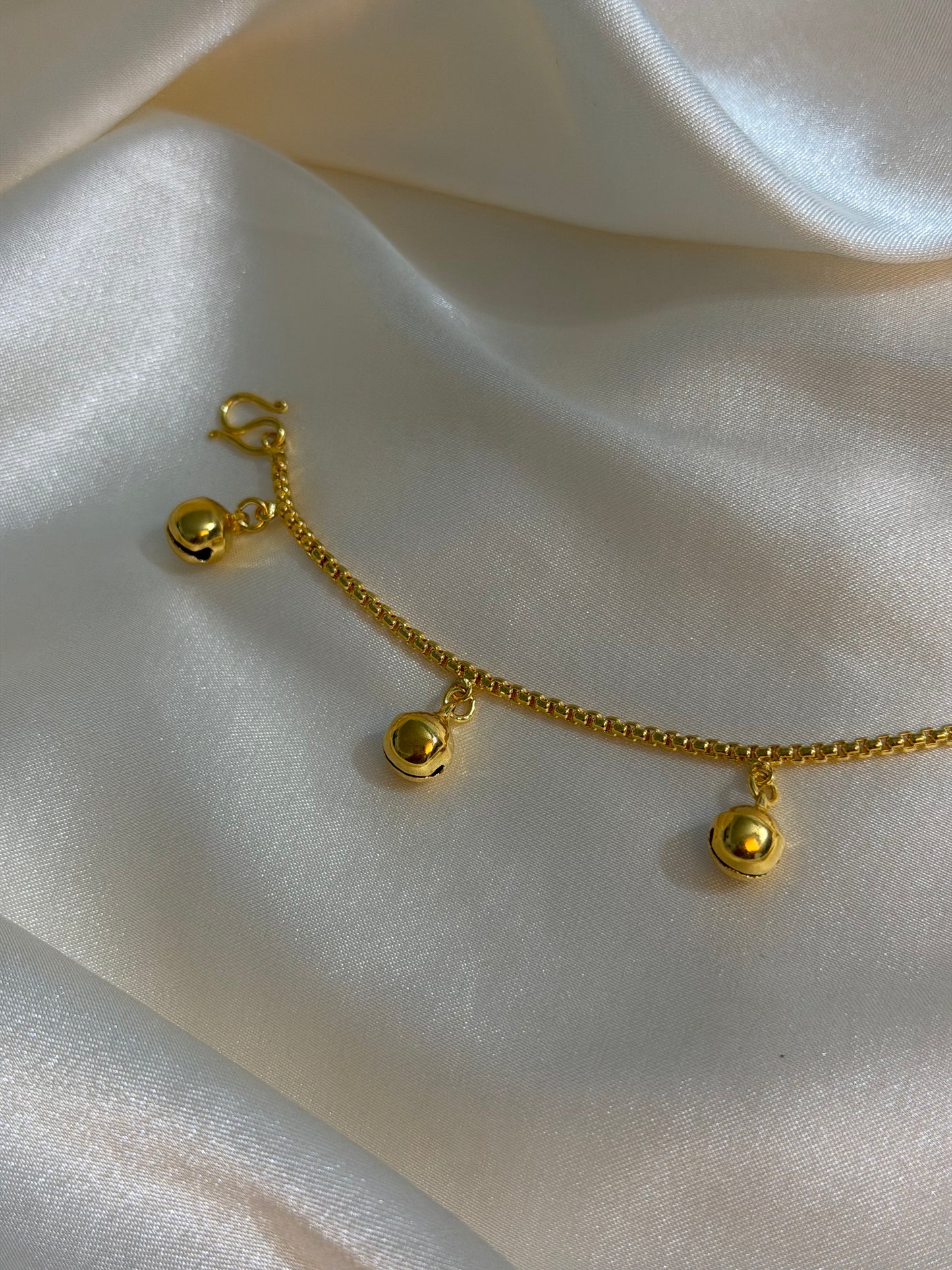 Four Bell Chime Baby Anklet
