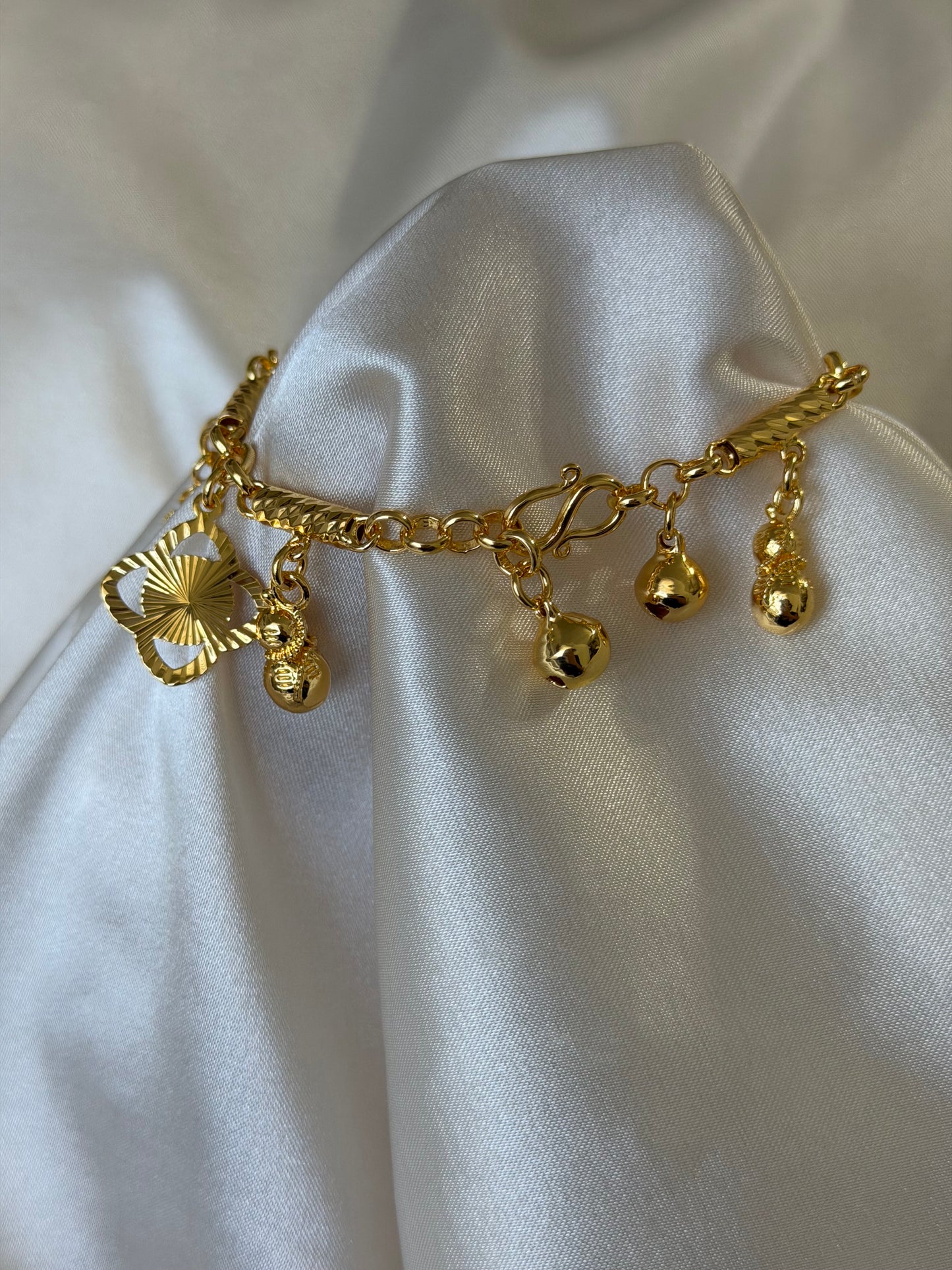 Link & Charm Bracelet