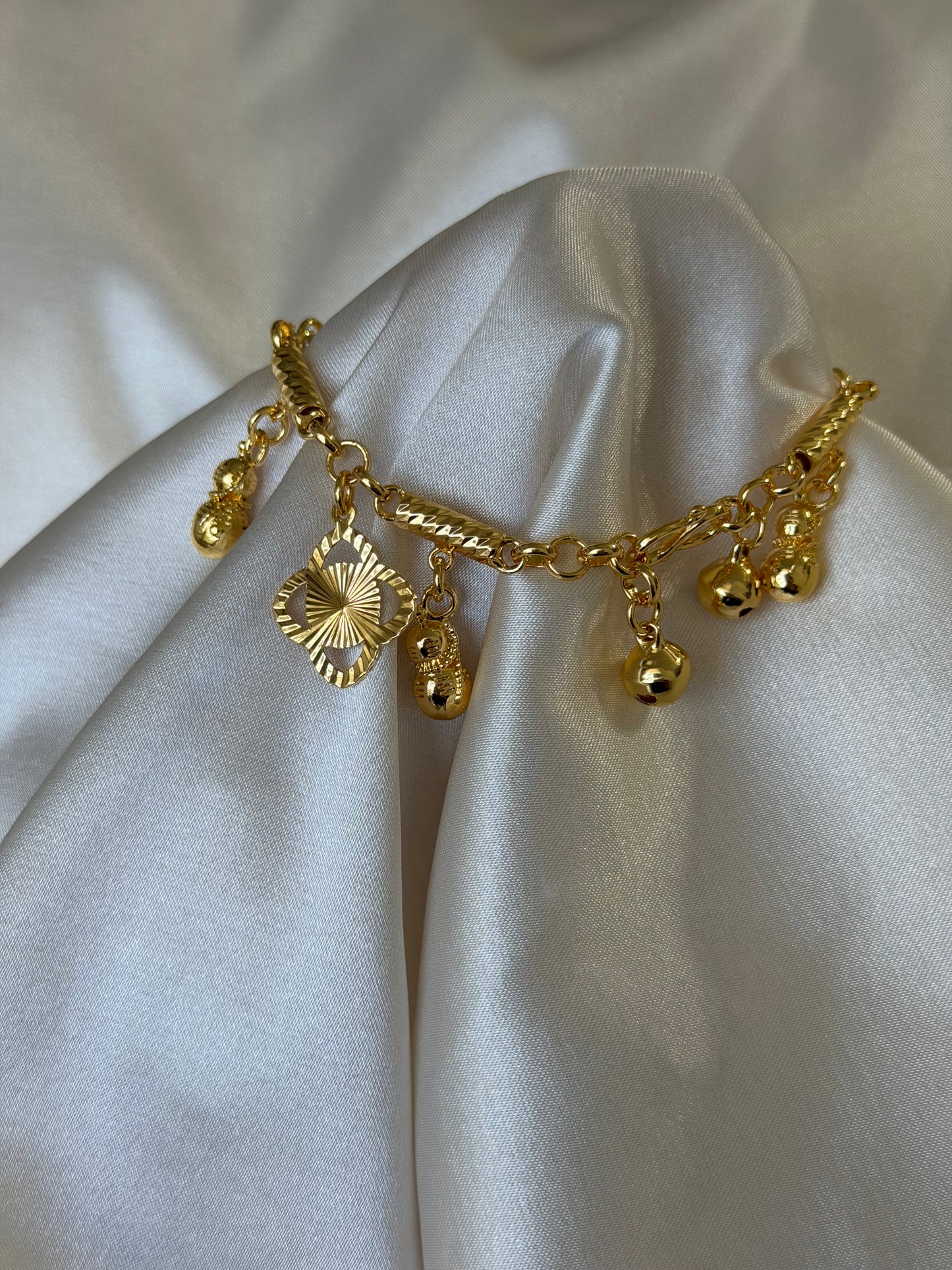 Link & Charm Bracelet