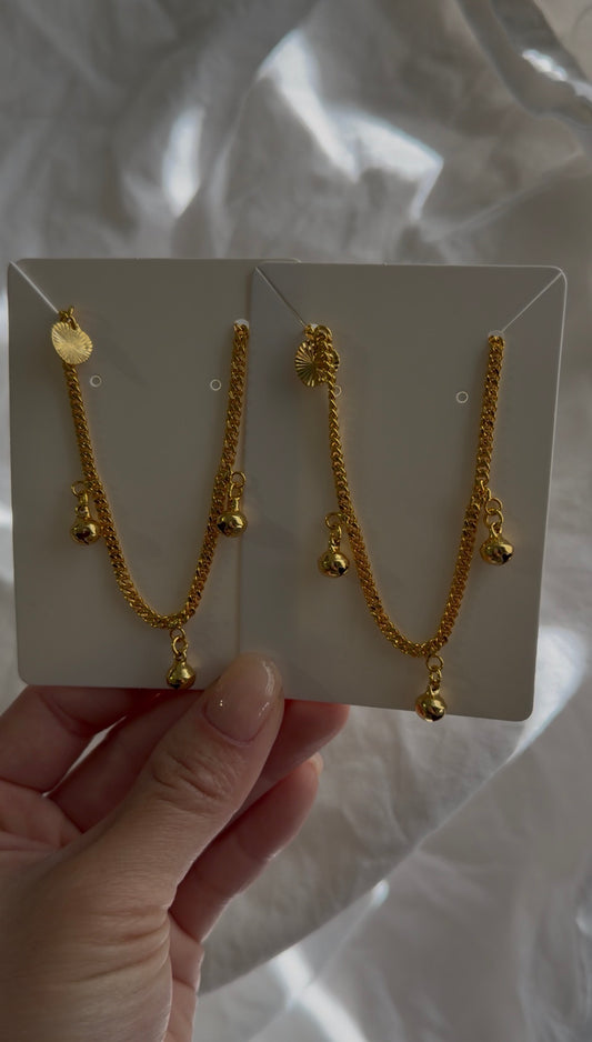 Four Bell Baby Anklet