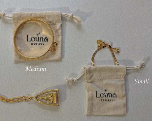Canvas gift bag