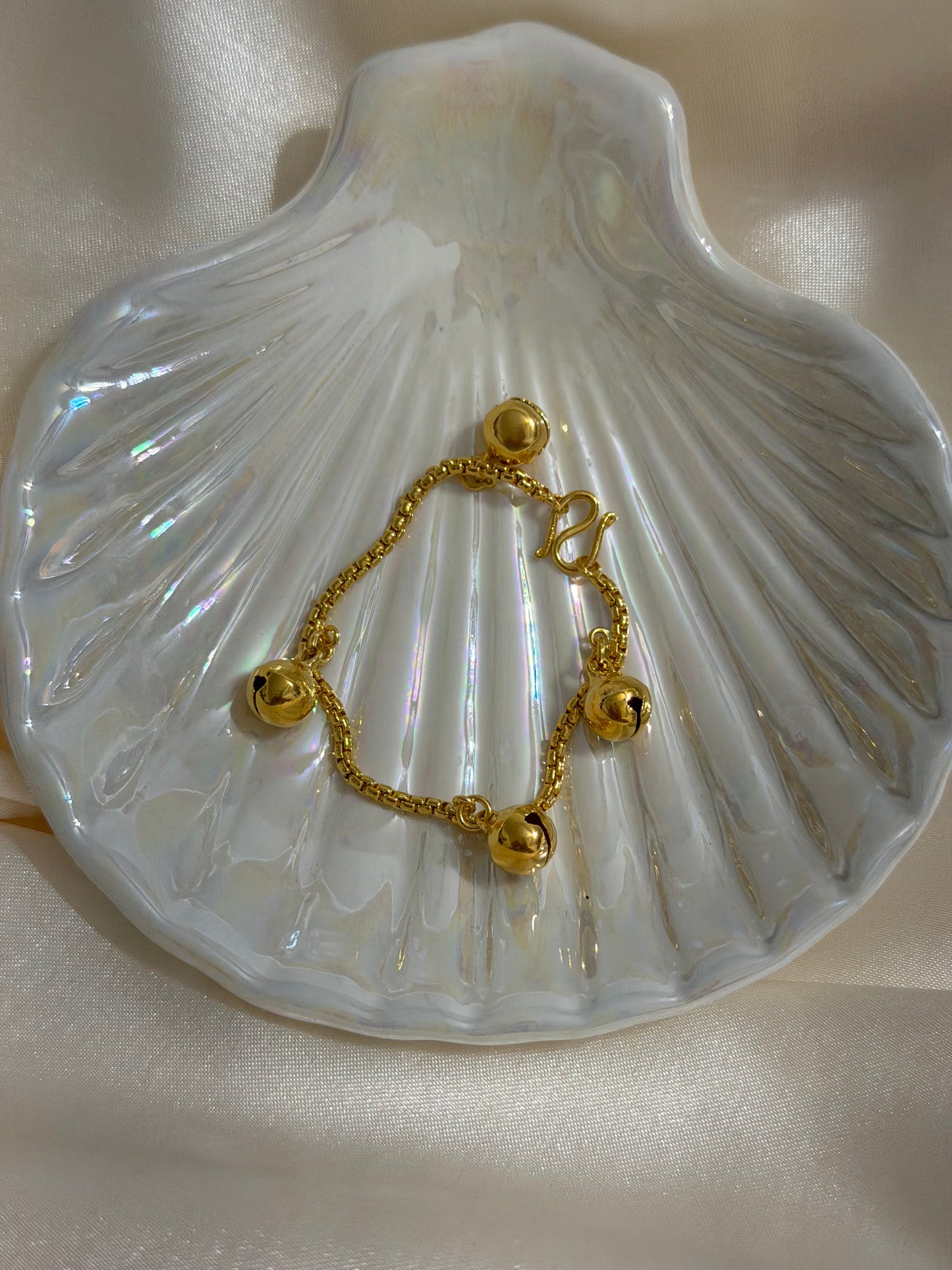 Four Bell Chime Baby Anklet