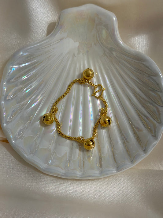 Four Bell Chime Baby Anklet
