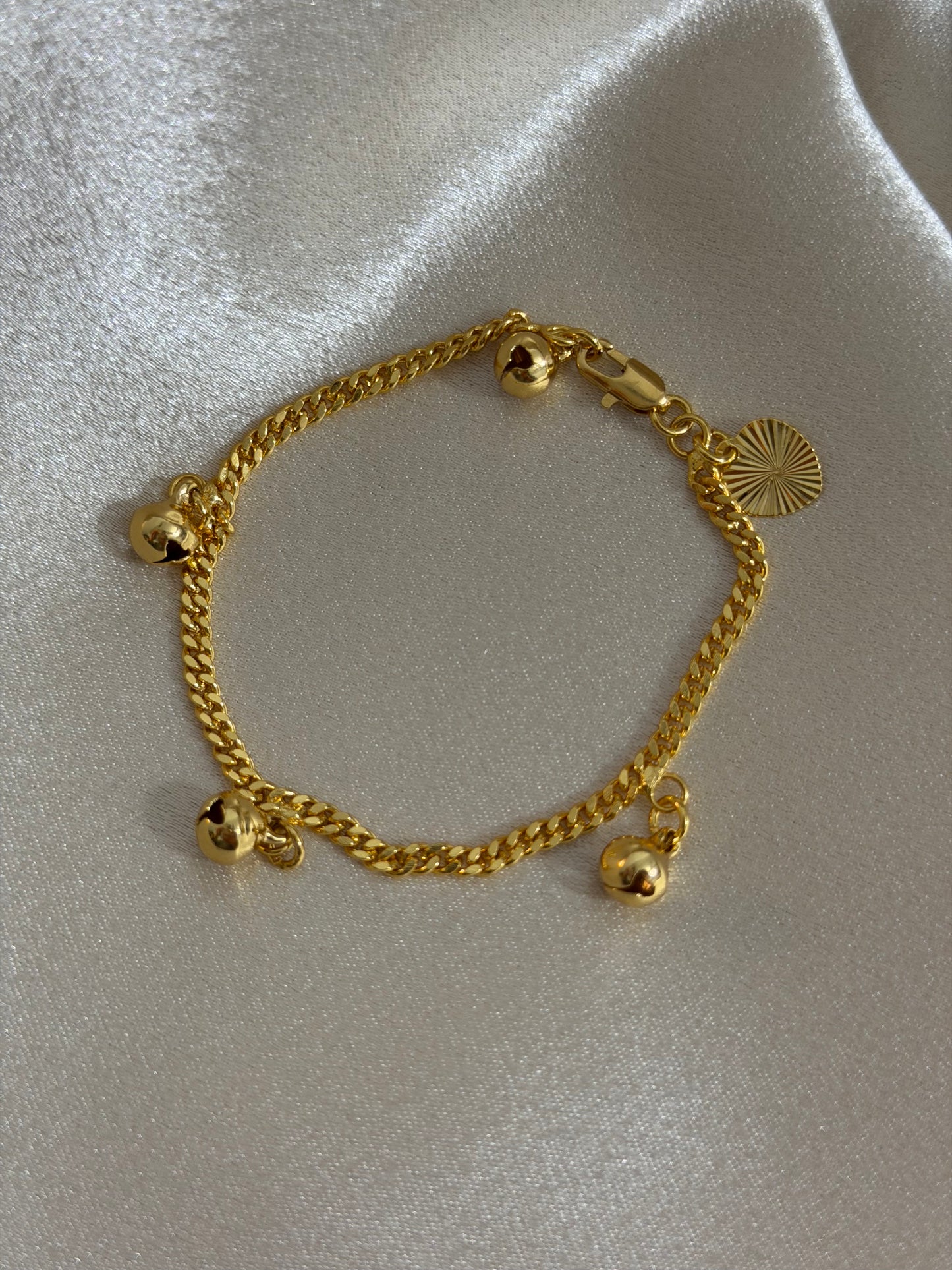 Four Bell Baby Anklet