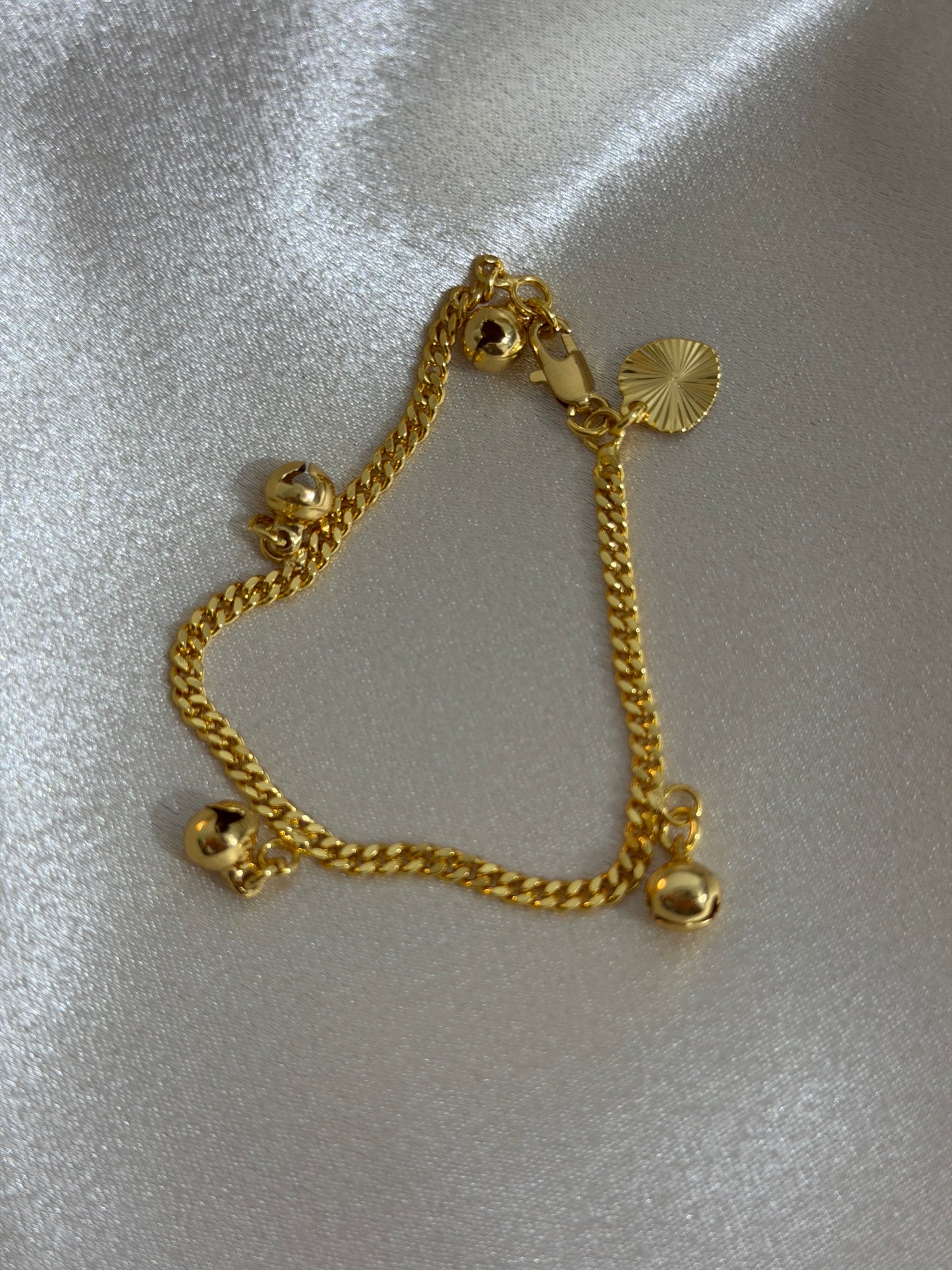 Four Bell Baby Anklet
