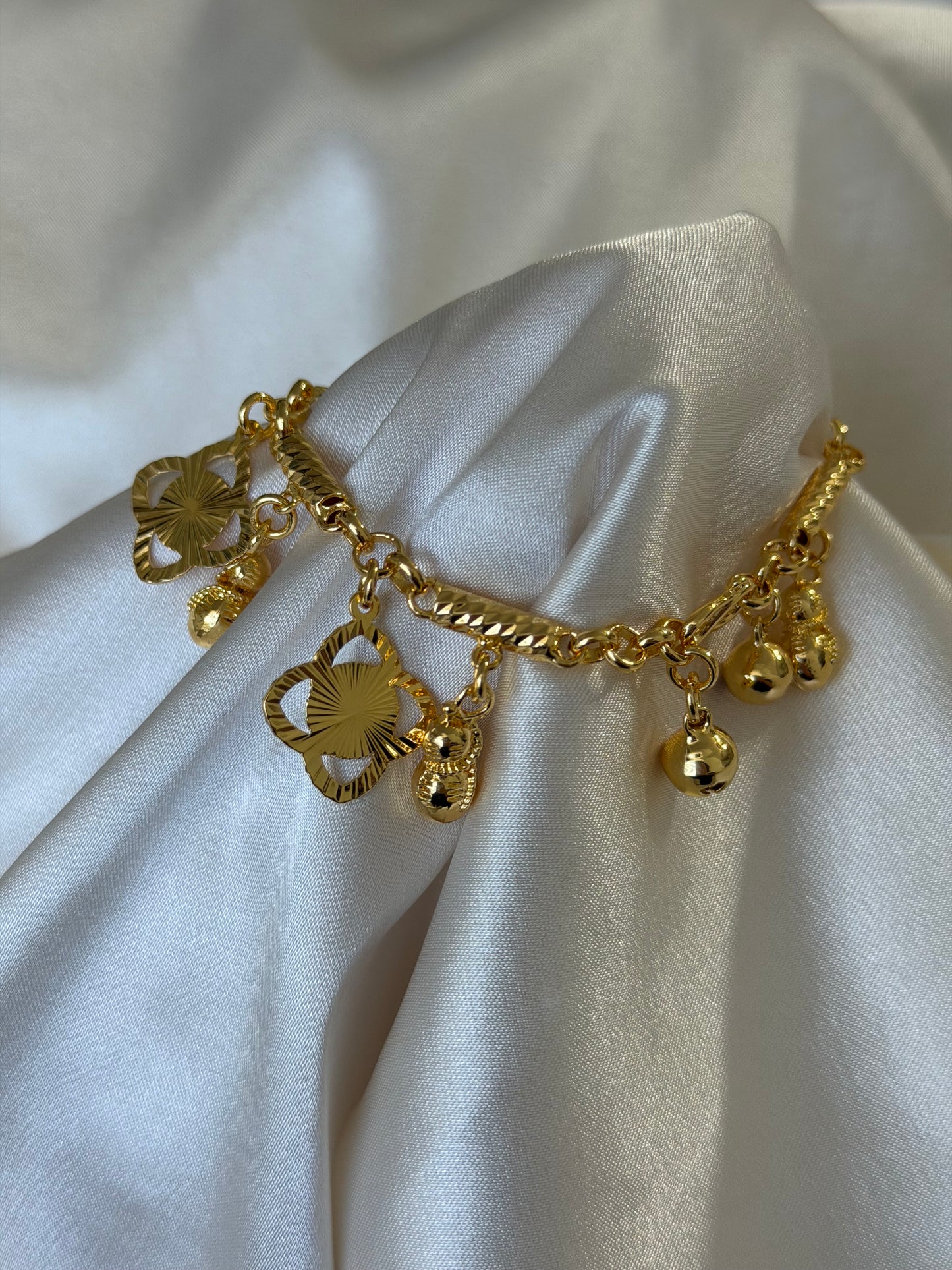 Link & Charm Bracelet